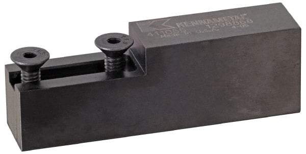 Kennametal - 411 VRS, Right Hand Cut, 1-1/4" Shank Height x 1-1/4" Shank Width, Neutral Rake Indexable Turning Toolholder - 6" OAL, R..V45 Insert Compatibility, Series V-Bottom Round - USA Tool & Supply