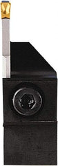 Seco - Tool Block Style 150.10, 15mm Blade Height, Indexable Cutoff Blade Tool Block - 5/8" Shank Height, 5/8" Shank Width - USA Tool & Supply