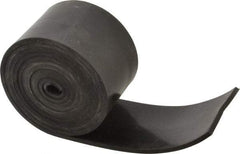 Made in USA - 1/8" Thick x 2" Wide x 60" Long, Buna-N Rubber Strip - Stock Length, 60 Shore A Durometer, 800 to 1,000 psi Tensile Strength, -20 to 170°F, Black - USA Tool & Supply