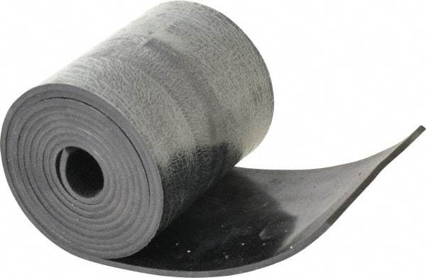 Made in USA - 1/8" Thick x 4" Wide x 60" Long, Buna-N Rubber Strip - Stock Length, 60 Shore A Durometer, 800 to 1,000 psi Tensile Strength, -20 to 170°F, Black - USA Tool & Supply