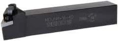 Seco - MDJN, Right Hand Cut, -3° Lead Angle, 1" Shank Height x 1" Shank Width, Negative Rake Indexable Turning Toolholder - 6" OAL, DN..43. Insert Compatibility, Series Multiple Lock - USA Tool & Supply