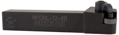 Seco - MRGN, Left Hand Cut, 3/4" Shank Height x 3/4" Shank Width, Negative Rake Indexable Turning Toolholder - 4-1/2" OAL, RN..43 Insert Compatibility, Series Multiple Lock - USA Tool & Supply