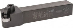 Seco - MRGN, Right Hand Cut, 3/4" Shank Height x 3/4" Shank Width, Negative Rake Indexable Turning Toolholder - 4-1/2" OAL, RN..43 Insert Compatibility, Series Multiple Lock - USA Tool & Supply