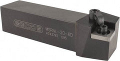Seco - MSRN, Left Hand Cut, 15° Lead Angle, 1-1/4" Shank Height x 1-1/4" Shank Width, Negative Rake Indexable Turning Toolholder - 6" OAL, SN..64. Insert Compatibility, Series Multiple Lock - USA Tool & Supply
