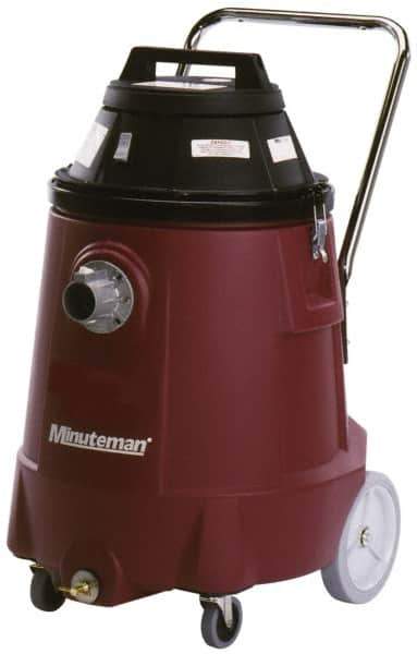 Minuteman - 15 Gal, Polyethylene Tank, Wet/Dry, Toxic Dust Vacuum Cleaner - 2 hp, 13 Amps - USA Tool & Supply