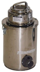 Minuteman - 6 Gal, Stainless Steel Tank, Dry, Mercury Vacuum Cleaner - 1.25 hp, 7.9 Amps - USA Tool & Supply