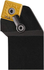 Seco - MSRN, Left Hand Cut, 75° Lead Angle, 1" Shank Height x 1" Shank Width, Negative Rake Indexable Turning Toolholder - 6" OAL, SNMG 543 Insert Compatibility, Series Multi-Directional Turning (MDT) - USA Tool & Supply