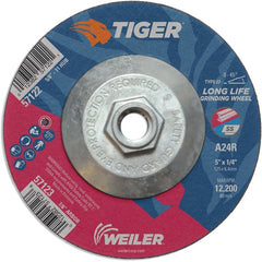 5X1/4 A24R A/O T27 GRIND WHEEL - USA Tool & Supply