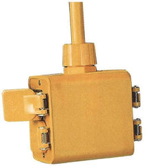 Woodhead Electrical - 1 Gang, Rectangle Outlet Box - 4" Overall Height x 4" Overall Width, Weather Resistant - USA Tool & Supply