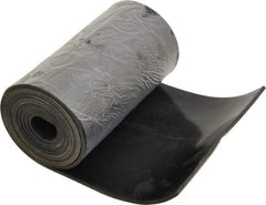 Made in USA - 1/8" Thick x 6" Wide x 60" Long, Neoprene Rubber Strip - Stock Length, 60 Shore A Durometer, 1,000 to 1,200 psi Tensile Strength, -40 to 212°F, Black - USA Tool & Supply