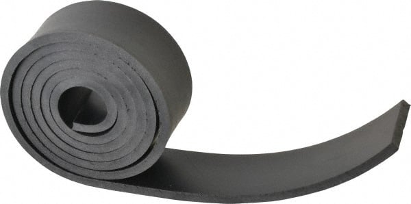 USA Sealing - 60 x 2 x 1/4" Black Neoprene Strip - USA Tool & Supply