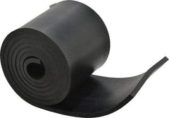 Made in USA - 1/4" Thick x 4" Wide x 60" Long, Neoprene Rubber Strip - Stock Length, 60 Shore A Durometer, 1,000 to 1,200 psi Tensile Strength, -40 to 212°F, Black - USA Tool & Supply