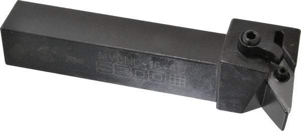 Seco - MVLN, Left Hand Cut, -5° Lead Angle, 1" Shank Height x 1" Shank Width, Negative Rake Indexable Turning Toolholder - 6" OAL, VN..43. Insert Compatibility, Series Multiple Lock - USA Tool & Supply