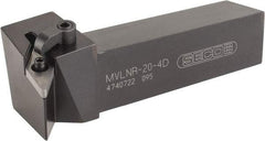 Seco - MVLN, Right Hand Cut, -5° Lead Angle, 1-1/4" Shank Height x 1-1/4" Shank Width, Negative Rake Indexable Turning Toolholder - 6" OAL, VN..43. Insert Compatibility, Series Multiple Lock - USA Tool & Supply