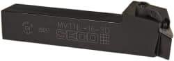 Seco - MVTN, Left Hand Cut, 27.5° Lead Angle, 1" Shank Height x 1" Shank Width, Negative Rake Indexable Turning Toolholder - 6" OAL, VN..33. Insert Compatibility, Series Multiple Lock - USA Tool & Supply