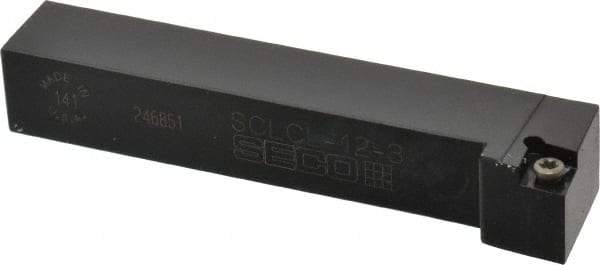 Seco - SCLC, Left Hand Cut, -5° Lead Angle, 3/4" Shank Height x 3/4" Shank Width, Neutral Rake Indexable Turning Toolholder - 4-1/2" OAL, CC..32.5. Insert Compatibility, Series Screw Lock - USA Tool & Supply