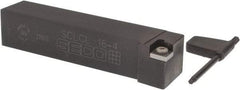Seco - SCLC, Left Hand Cut, -5° Lead Angle, 1" Shank Height x 1" Shank Width, Neutral Rake Indexable Turning Toolholder - 5" OAL, CC..43. Insert Compatibility, Series Screw Lock - USA Tool & Supply