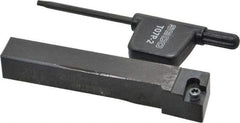 Seco - SCLC, Left Hand Cut, -5° Lead Angle, 3/8" Shank Height x 3/8" Shank Width, Neutral Rake Indexable Turning Toolholder - 2-1/2" OAL, CC..21.5. Insert Compatibility, Series Screw Lock - USA Tool & Supply