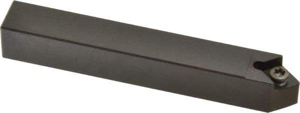 Seco - SCMC, Neutral Cut, 0° Lead Angle, 1/2" Shank Height x 1/2" Shank Width, Neutral Rake Indexable Turning Toolholder - 3-1/2" OAL, CC..32.5. Insert Compatibility, Series Screw Lock - USA Tool & Supply