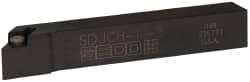 Seco - SDJC, Right Hand Cut, -3° Lead Angle, 5/8" Shank Height x 5/8" Shank Width, Neutral Rake Indexable Turning Toolholder - 4" OAL, DC..32.5. Insert Compatibility, Series Screw Lock - USA Tool & Supply