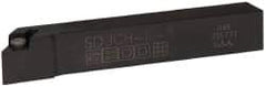 Seco - SDJC, Right Hand Cut, -3° Lead Angle, 5/8" Shank Height x 5/8" Shank Width, Neutral Rake Indexable Turning Toolholder - 4" OAL, DC..32.5. Insert Compatibility, Series Screw Lock - USA Tool & Supply