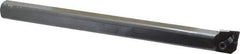 Seco - 1.28" Min Bore Diam, 12" OAL, 1" Shank Diam, MCLN Indexable Boring Bar - CNMG 432 Insert, Pin & Clamp Holding Method - USA Tool & Supply