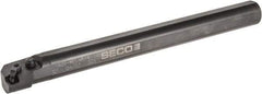 Seco - 1.53" Min Bore Diam, 14" OAL, 1-1/4" Shank Diam, MCLN Indexable Boring Bar - CNMG 432 Insert, Pin & Clamp Holding Method - USA Tool & Supply
