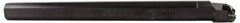 Seco - 1.78" Min Bore Diam, 14" OAL, 1-1/2" Shank Diam, MWLN Indexable Boring Bar - WNMG 432 Insert, Pin & Clamp Holding Method - USA Tool & Supply