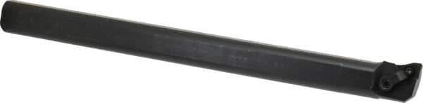 Seco - 1.28" Min Bore Diam, 12" OAL, 1" Shank Diam, MWLN Indexable Boring Bar - WNMG 432 Insert, Pin & Clamp Holding Method - USA Tool & Supply