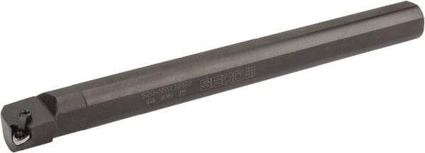 Seco - 1.47" Min Bore Diam, 14" OAL, 1-1/4" Shank Diam, MWLN Indexable Boring Bar - WNMG 332 Insert, Pin & Clamp Holding Method - USA Tool & Supply
