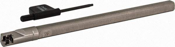 Seco - SN, Internal, Right Hand, 0.103" Max Depth of Cut, 0.03 to 0.103" Groove Width, Indexable Grooving Tool Holder - 9NR Insert Compatibility, 3/8" Shank Width, 6" OAL - USA Tool & Supply