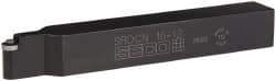Seco - SRDC, Neutral Cut, 0° Lead Angle, 1" Shank Height x 1" Shank Width, Neutral Rake Indexable Turning Toolholder - 7" OAL, RCMT Insert Compatibility, Series Screw Lock - USA Tool & Supply