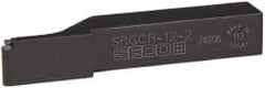 Seco - SRGC, Right Hand Cut, 3/4" Shank Height x 3/4" Shank Width, Neutral Rake Indexable Turning Toolholder - 4-1/2" OAL, RCMT22 Insert Compatibility, Series Screw Lock - USA Tool & Supply