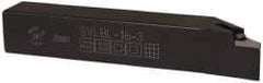 Seco - SVLB, Left Hand Cut, -5° Lead Angle, 1" Shank Height x 1" Shank Width, Neutral Rake Indexable Turning Toolholder - 6" OAL, VB..33. Insert Compatibility, Series Screw Lock - USA Tool & Supply