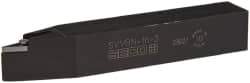 Seco - SVVB, Neutral Cut, 0° Lead Angle, 1" Shank Height x 1" Shank Width, Neutral Rake Indexable Turning Toolholder - 6" OAL, VB..33. Insert Compatibility, Series Screw Lock - USA Tool & Supply