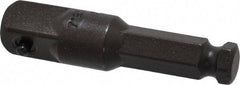 Proto - 1/2" Square Size Hex to Square Adapter - 7/16" Hex Drive, 2-3/4" OAL - USA Tool & Supply