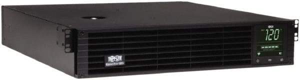 Tripp-Lite - 20 Amp, 2,200 VA, Tower & Rack Mount Line Interactive Backup Uninterruptible Power Supply - Backup 4-1/2 min with Full Load & 20 min with Half Load, 120 VAC Input & Output, 1,920 Watt Output, 1 Phases, 8 Outlets - USA Tool & Supply