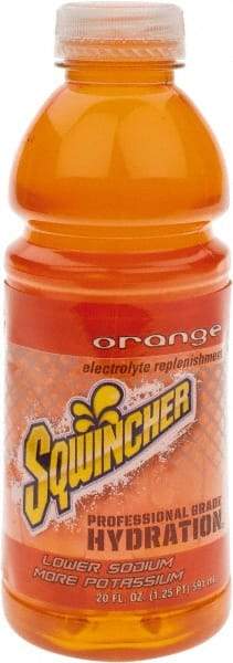 Sqwincher - 20 oz Bottle Orange Activity Drink - Ready-to-Drink - USA Tool & Supply