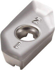 Seco - XPKX12T340 E08 Grade H25 Carbide Milling Insert - Uncoated, 0.157" Thick, 0.157" Corner Radius - USA Tool & Supply