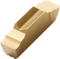 Seco - LCGF, 0.315" Cutting Width, GG, CP500 Grade, Double End Multi-Directional Turning Insert - TiAlN, TiN Coated - USA Tool & Supply