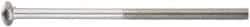 Value Collection - 1/4-20 UNC 5/8" Length Under Head, Standard Square Neck, Carriage Bolt - 18-8 Stainless Steel, Uncoated - USA Tool & Supply