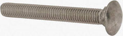 Value Collection - 1/2-13 UNC 4" Length Under Head, Standard Square Neck, Carriage Bolt - 18-8 Stainless Steel, Uncoated - USA Tool & Supply