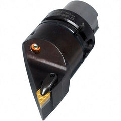 Iscar - Right Hand Cut, Size HSK A63, DN.. Insert Compatiblity, Internal or External Modular Turning & Profiling Cutting Unit Head - 110mm Head Length, Through Coolant, Series R-Clamp - USA Tool & Supply