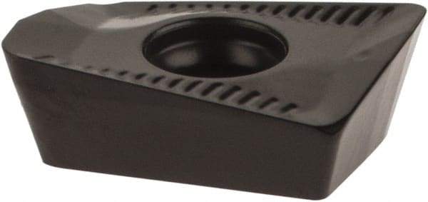 Seco - XOMX10T308 ME07 Grade T350M Carbide Milling Insert - TiCN/Al2O3 Finish, 0.151" Thick, 0.27" Inscribed Circle - USA Tool & Supply