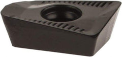 Seco - XOMX10T308 ME07 Grade T350M Carbide Milling Insert - TiCN/Al2O3 Finish, 0.151" Thick, 0.27" Inscribed Circle - USA Tool & Supply