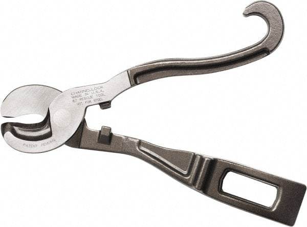 Channellock - 8-5/8" OAL, Cable Cutter - 1-3/7" Jaw Length x 1.62" Jaw Width, Round Head - USA Tool & Supply