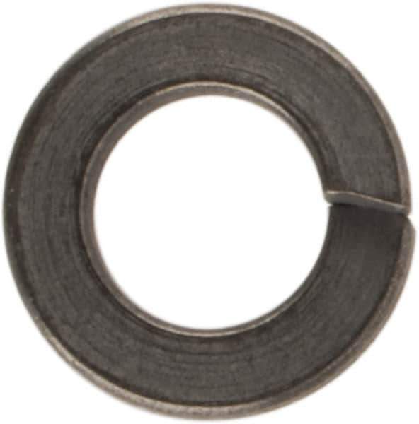 Made in USA - #2, 0.02" Thick Split Lock Washer - 400 Stainless Steel, Passivated Finish, 0.088" Min ID, 0.094" Max ID, 0.172" Max OD - USA Tool & Supply