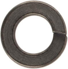 Made in USA - #2, 0.02" Thick Split Lock Washer - 400 Stainless Steel, Passivated Finish, 0.088" Min ID, 0.094" Max ID, 0.172" Max OD - USA Tool & Supply