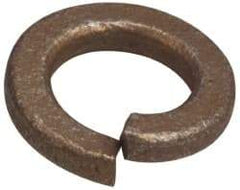 Made in USA - 1/2", 1/8" Thick Split Lock Washer - 400 Stainless Steel, Passivated Finish, 0.502" Min ID, 0.512" Max ID, 0.889" Max OD - USA Tool & Supply