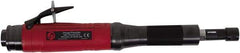 Chicago Pneumatic - 1/4" Collet, Straight Handle, Air Extended Length Die Grinder - 22,000 RPM, Rear Exhaust, 38.1 CFM, 1.2 hp, 90 psi, 9.5mm Inlet - USA Tool & Supply